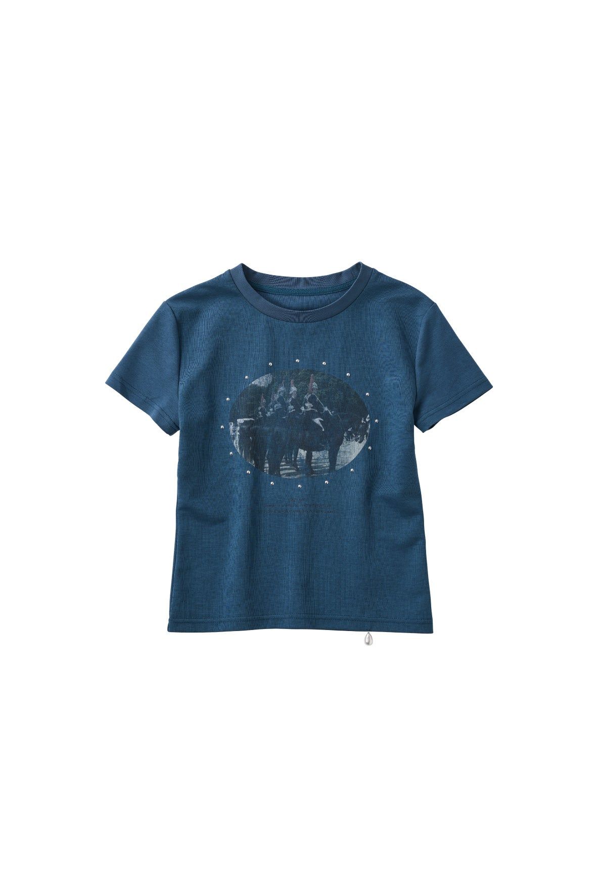 スタッズコンパクトTシャツ (ブルー) studded compact tee (Blue) /  26SS