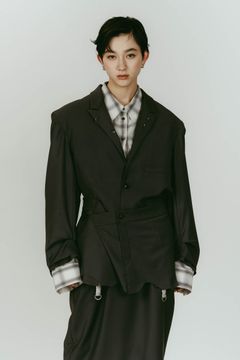 vintage tailored jacket (Gray) / ヴィンテージ テーラードジャケット (グレー) / 26SS
