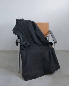 ステンカラーオーバーコート (チャコールグレー) Soutiencollar Over Coat (Charcoal gray) / 26AW 【6月29日まで期間限定予約】