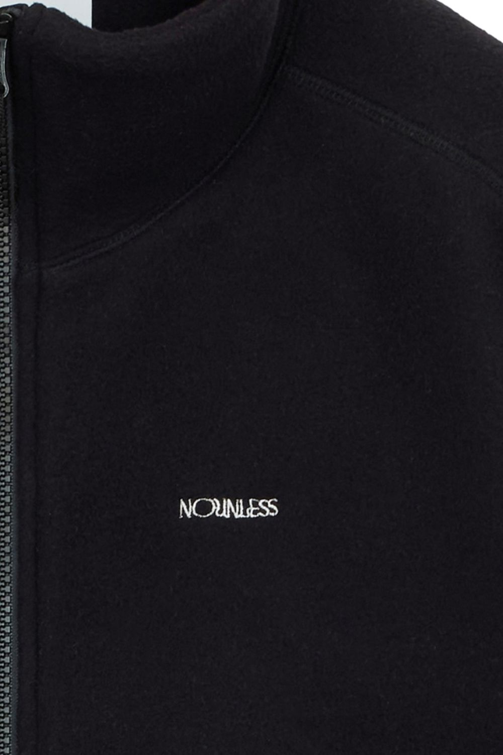 NOUNLESS OVER FLEECE JACKET (NOIR) / オーバーフリースジャケット ノワール