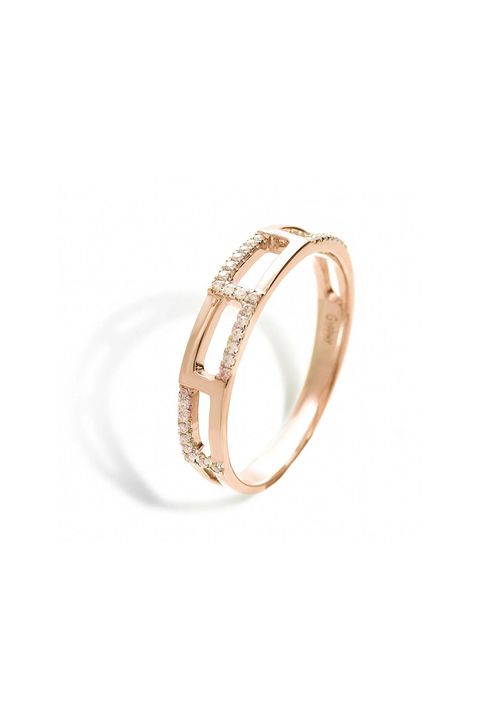 LADDER STONE RING / ラダー ストーン リング K10/K18 (ピンクゴールド)