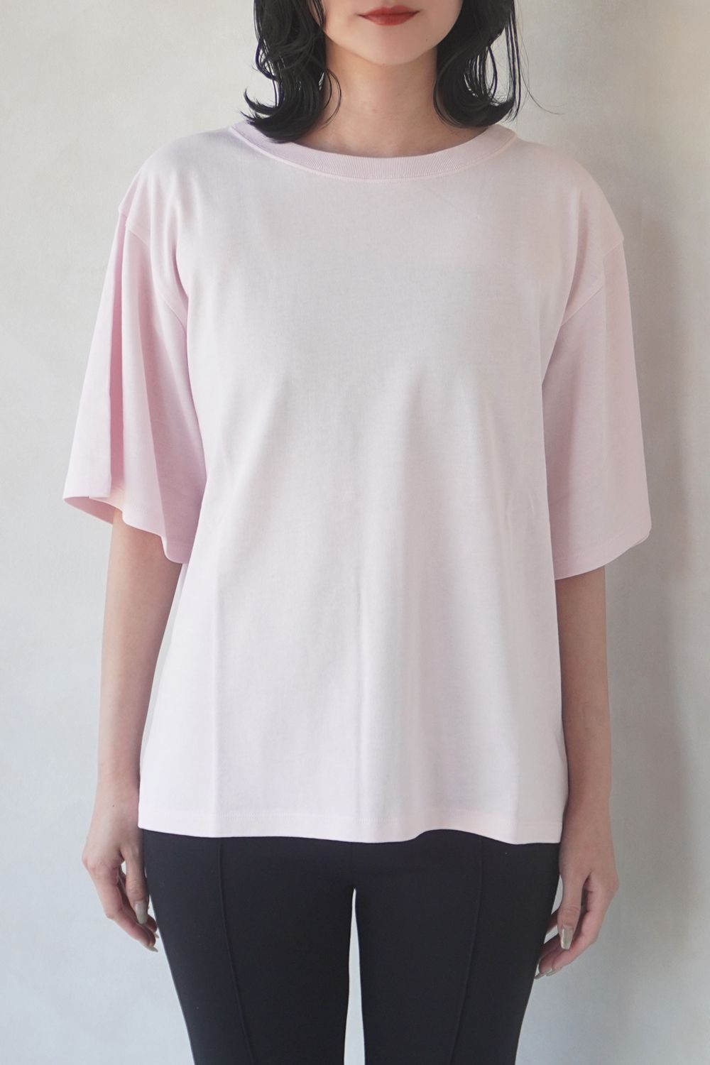 COTTON RELAX T-SHIRT / コットン リラックスTシャツ (ピンク)