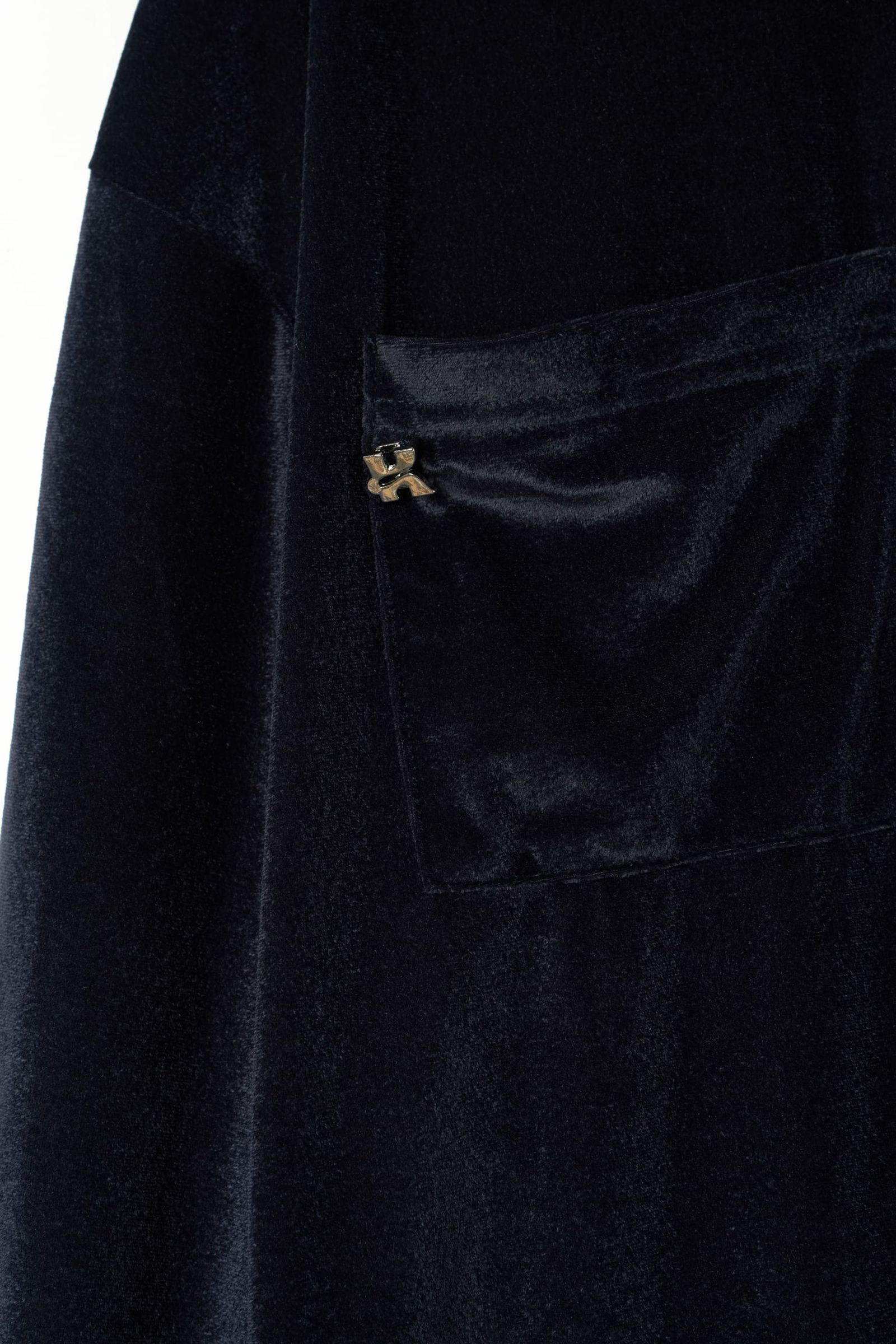 2ウェイ ベロアシャツ (ネイビー) 2way velour shirt (Navy) / 26AW