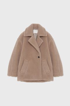 【24AW】BOA MIDDLE COAT / ボアミドルコート (ベージュ)