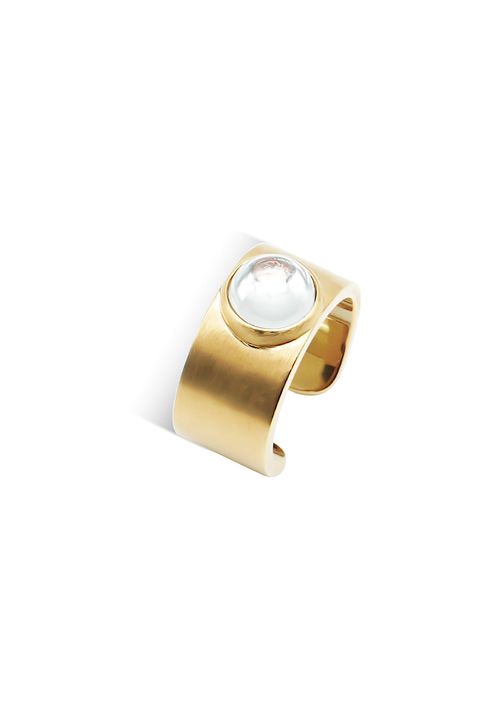 ARCHAIC MOISSANITE RING / アルカイック モアサナイト リング STERLING SILVER 925 (ゴールドベルメイユ)