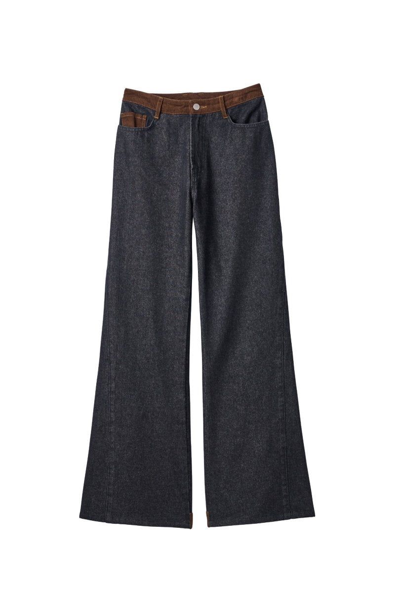 denim baggy pants(unisex) / デニムバギーパンツ (ブラック) / 25AW
