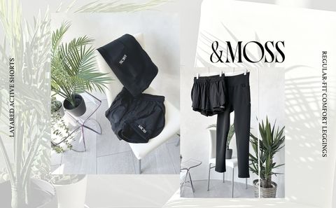一日中快適に：＆MOSSレディースレギンスとショートパンツで過ごすアクティブライフ
