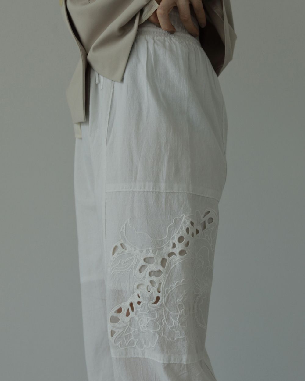 Cutwork Lace Pants / カットワーク レースパンツ (ホワイト)