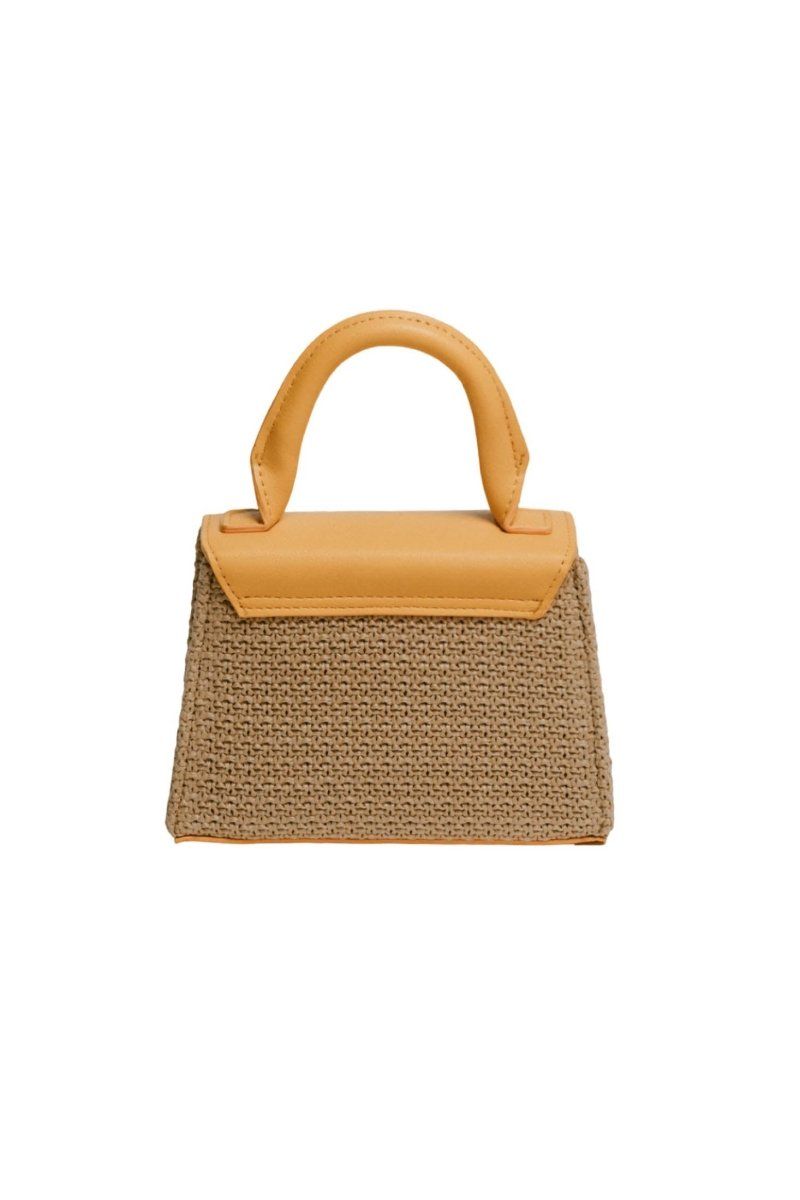 K motif mini basket / Kモチーフ ミニバスケットバッグ (イエロー) / 25SS
