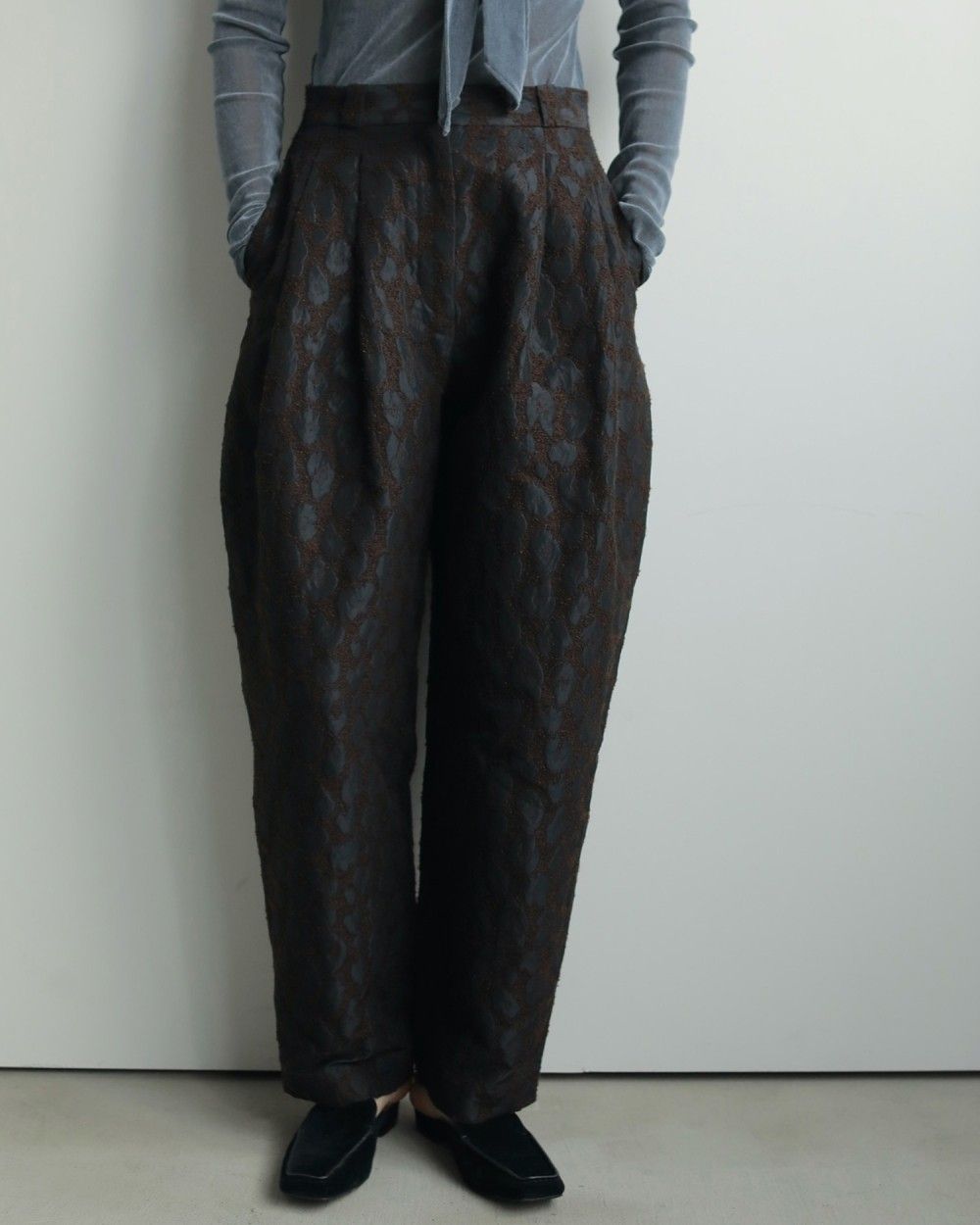 【25AW】Velour Slide Shoes / ベロアスライドシューズ (ネイビー)