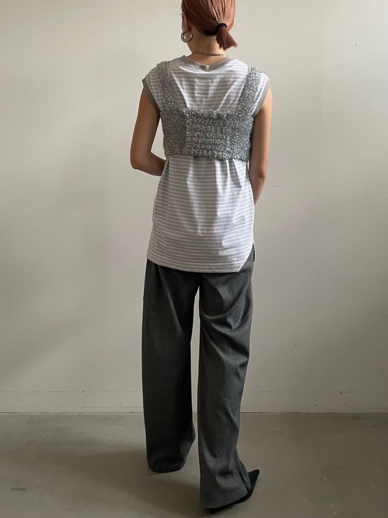 158cm 着用サイズ:1 (カラーはシルバー)