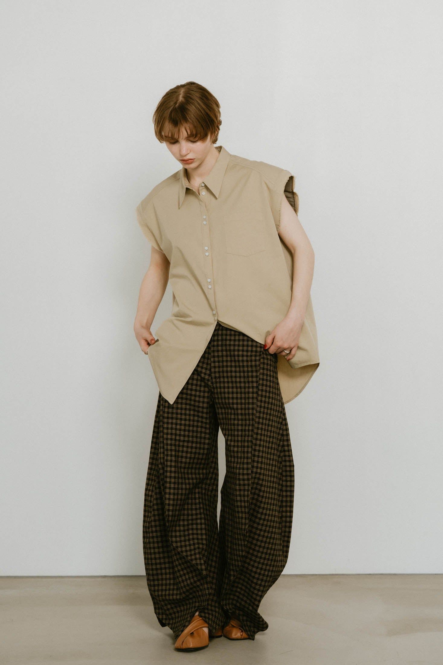 ☆韓国の人気☆【CRUFFIN】☆PVC Pocket Pant.s☆パンツ☆関税込 ☆韓国の人気☆【CRUFFIN】☆PVC Pocket Pant.s☆パンツ☆関税込