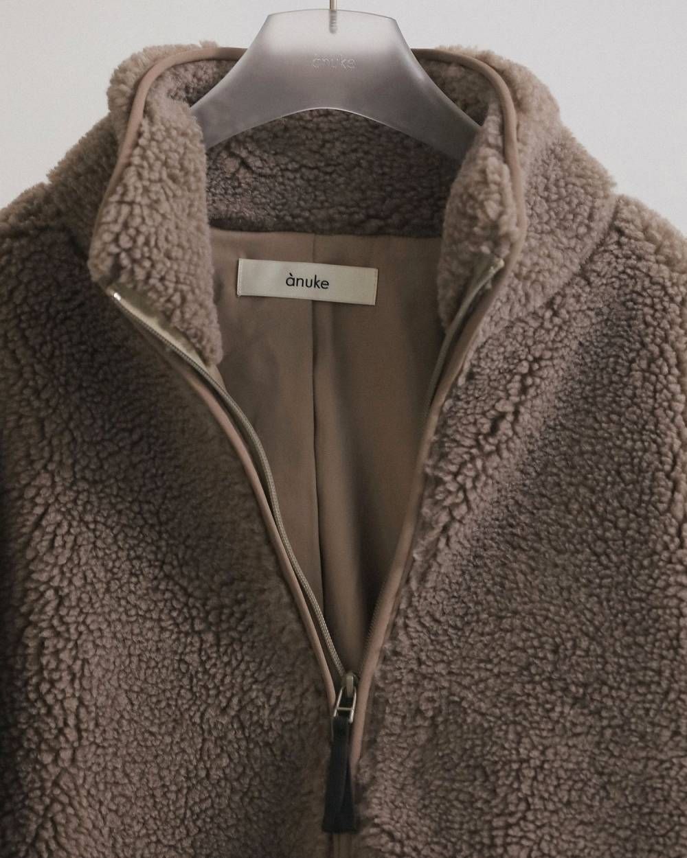 ボアジップブルゾン (ベージュ) Boa Zip Blouson (Beige) / 26AW 【6月29日まで期間限定予約】