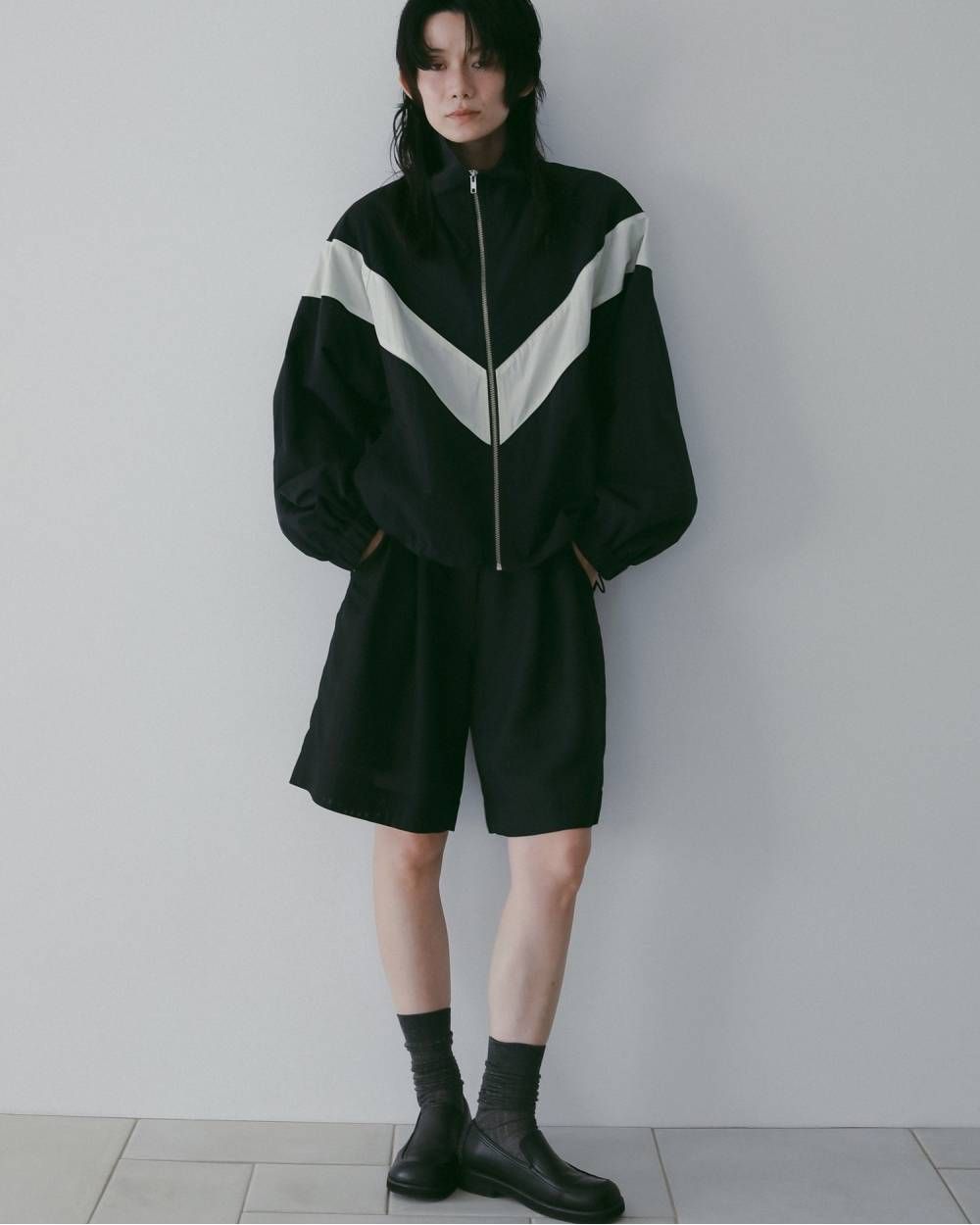 タックハーフパンツ (ネイビー) Tuck Half Pants (Navy) / 26SS