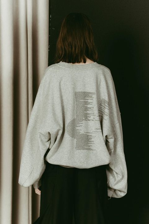 Kerror design sweat(unisex) (Gray) / Kエラーデザイン スウェット (グレー) / 26SS