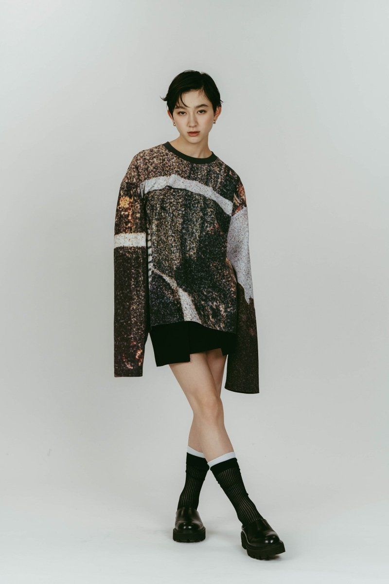 scenery print long sleeve tee (Paris) / プリントロングスリーブTシャツ (パリ) / 26SS