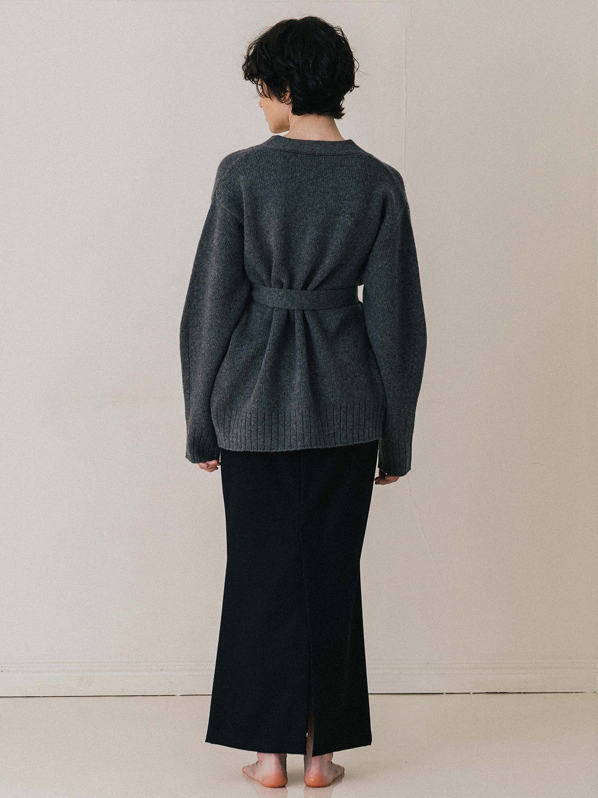 【25AW】【THE C】ICHIGUN SKIRT / イチグンスカート (ブラック)