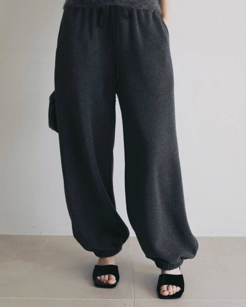フリースラフパンツ (チャコールグレー) Fleece Rough Pants (Cgray) /  26AW