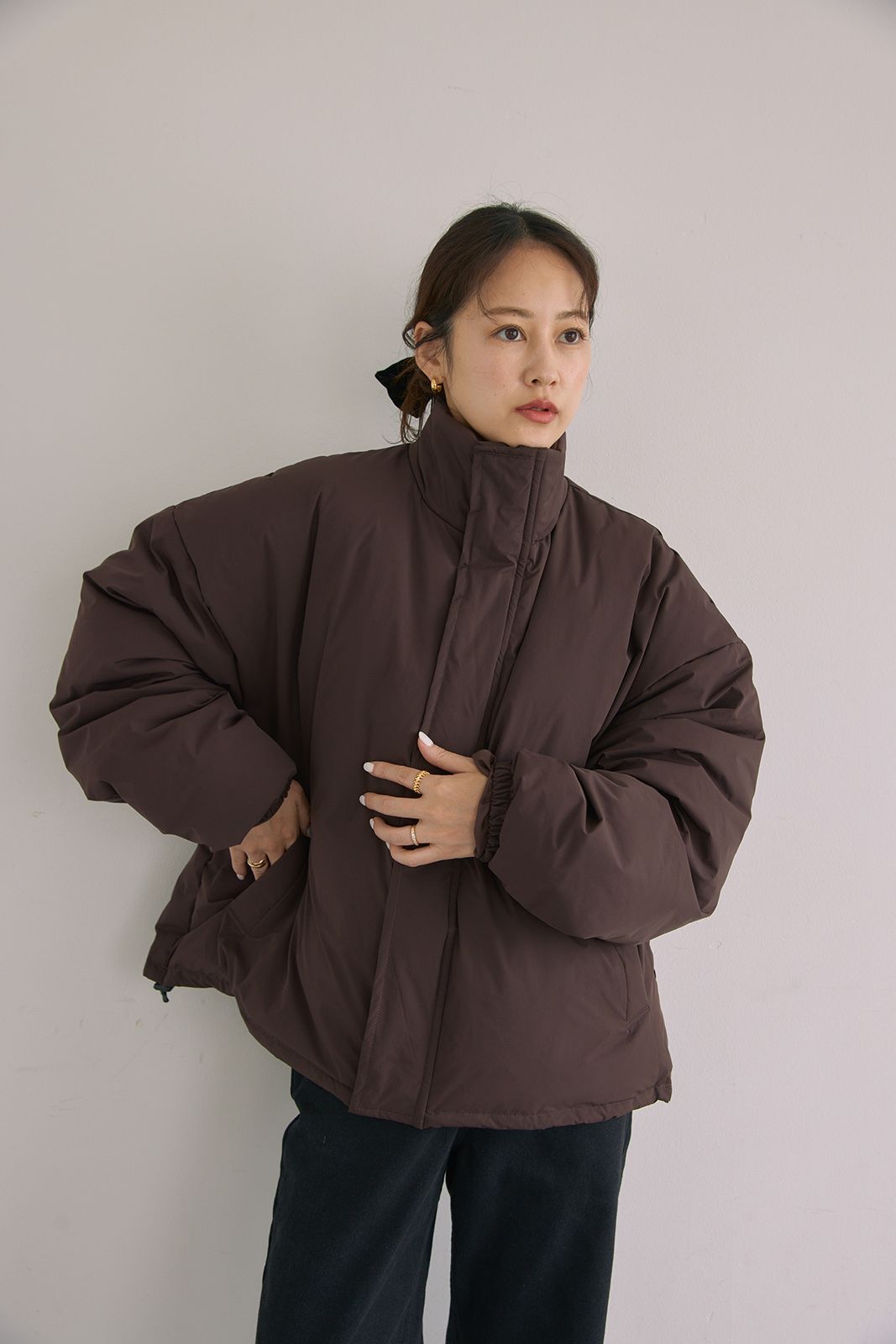 マシュマロダウン (ブラウン) Marshmallow Down (Brown) / 26AW