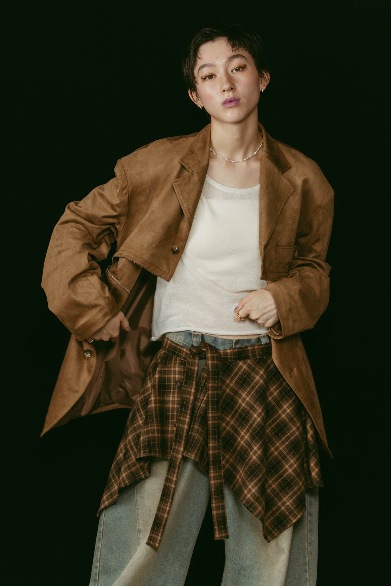 custom dad jacket / カスタムダッドジャケット (キャメル) / 25AW