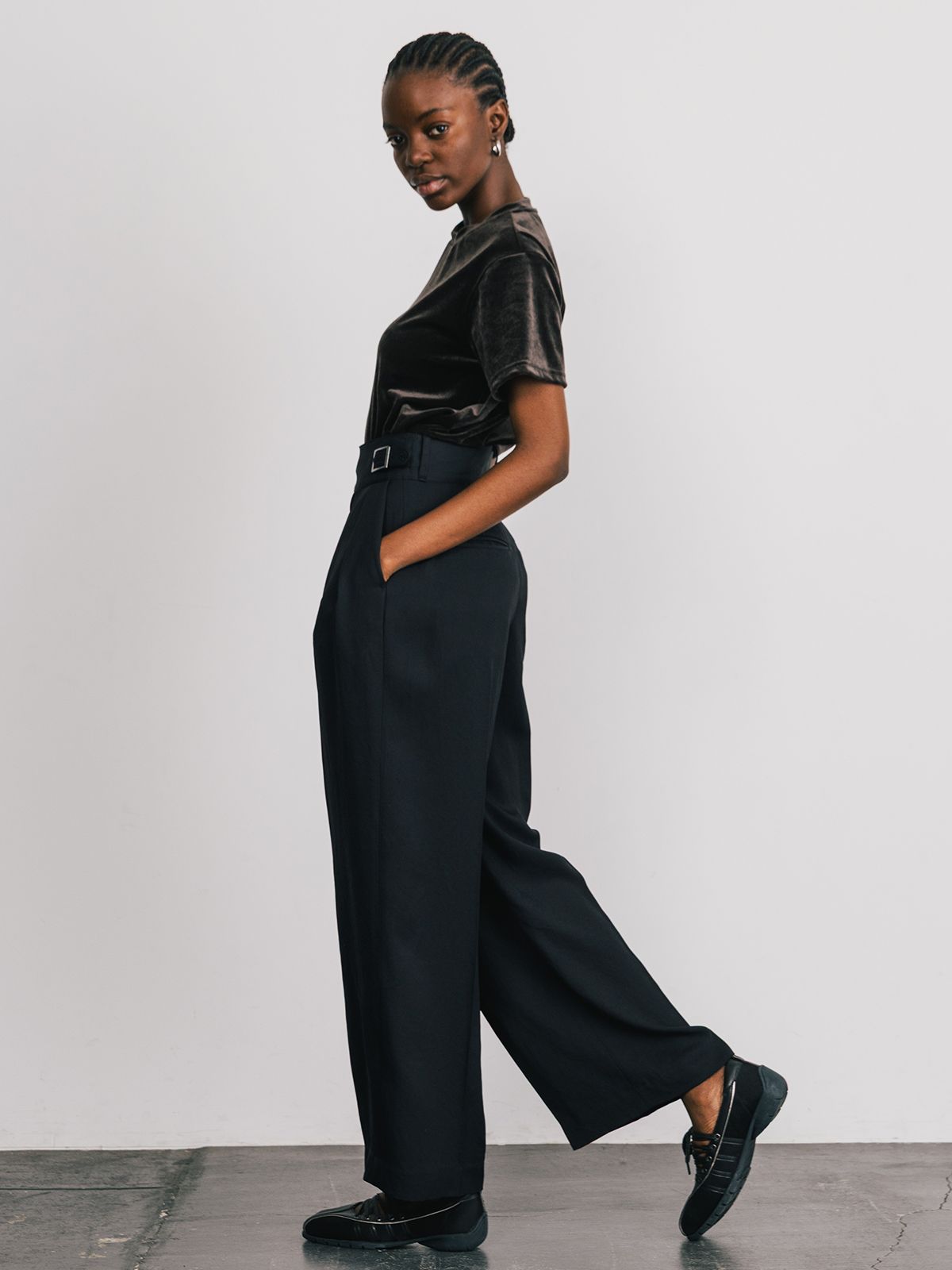 【25SS】ACETATE GURKHA PANTS / アセテート グルカパンツ (ブラック)