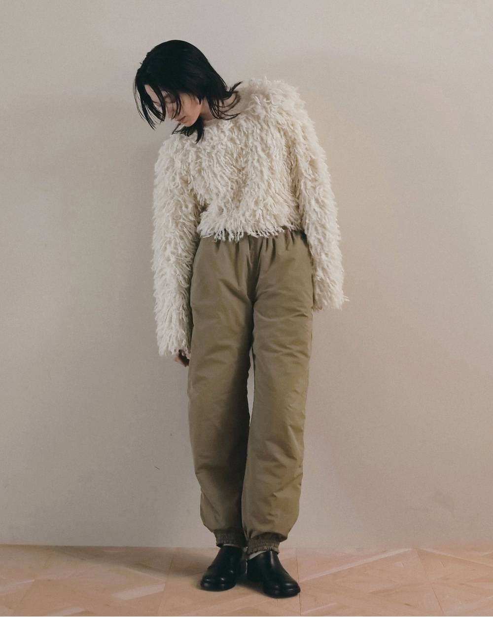 ループニットトップス (アイボリー) Loop Knit Tops (Ivory) / 26AW 【6月29日まで期間限定予約】