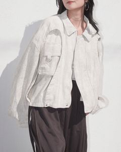 ラウンドポケットジャケット (グレージュ) rounded pocket jacket(unisex) (Greige) /  26SS