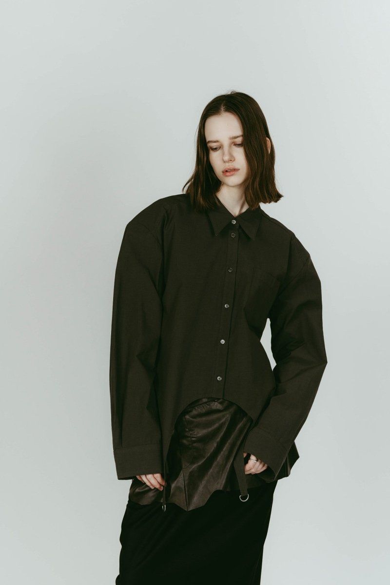 design overshirt (Green) / デザインオーバーシャツ (グリーン) / 26SS