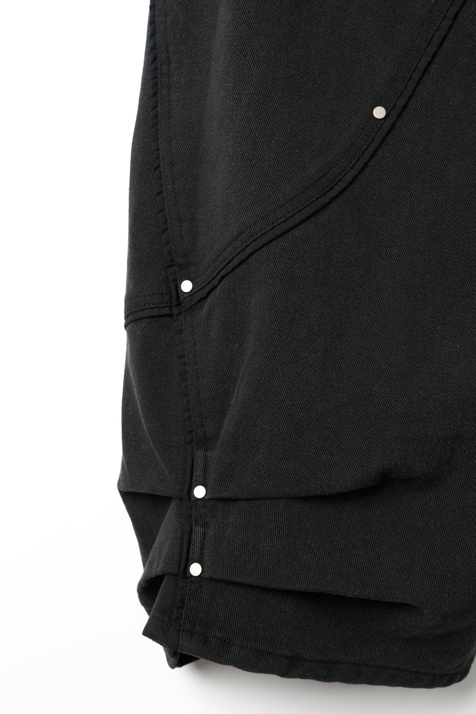 カーブ ユーティリティデニムパンツ (ブラック) curve utility denim pants(Black) (Blue) / 26AW