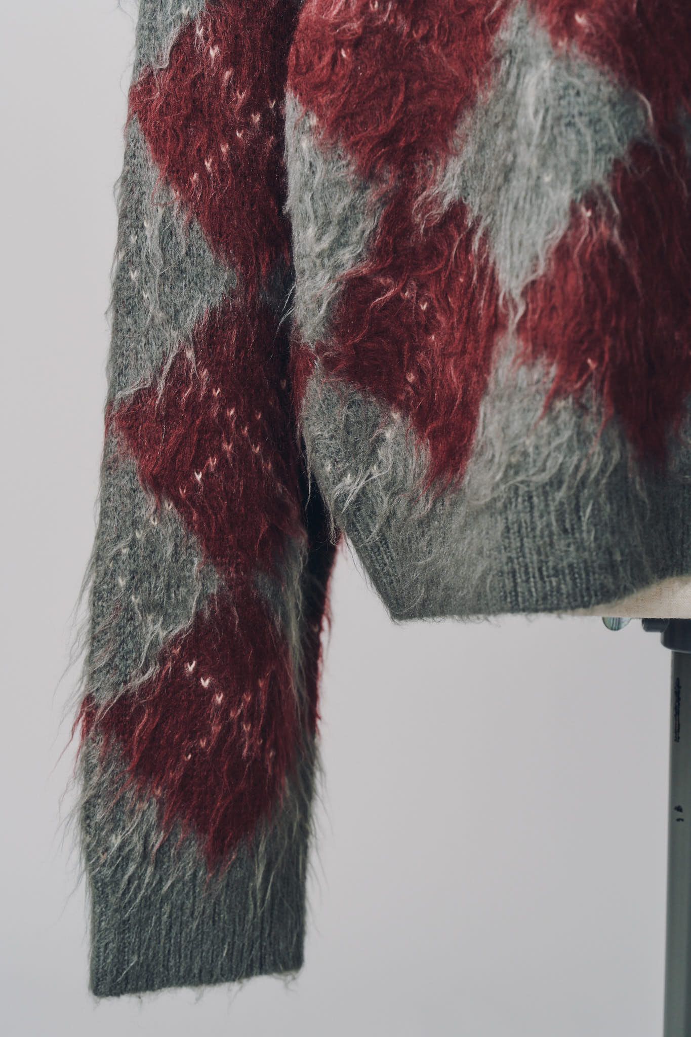 アーガイルニット (レッド) argyle knit(unisex) (Red) / 26AW
