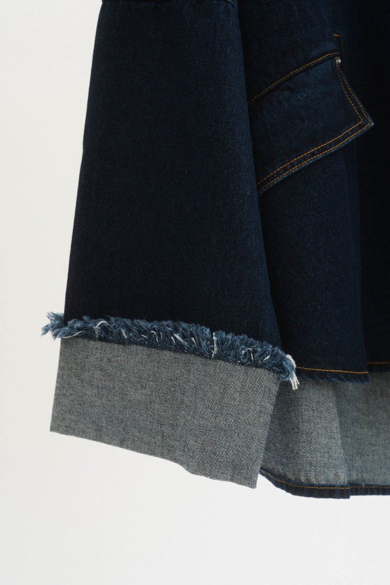 ◉送料無料　knuth marf デニムオーバーシャツジャケット　ブラックS eBu8ELjq7tRK.jpg?width=768