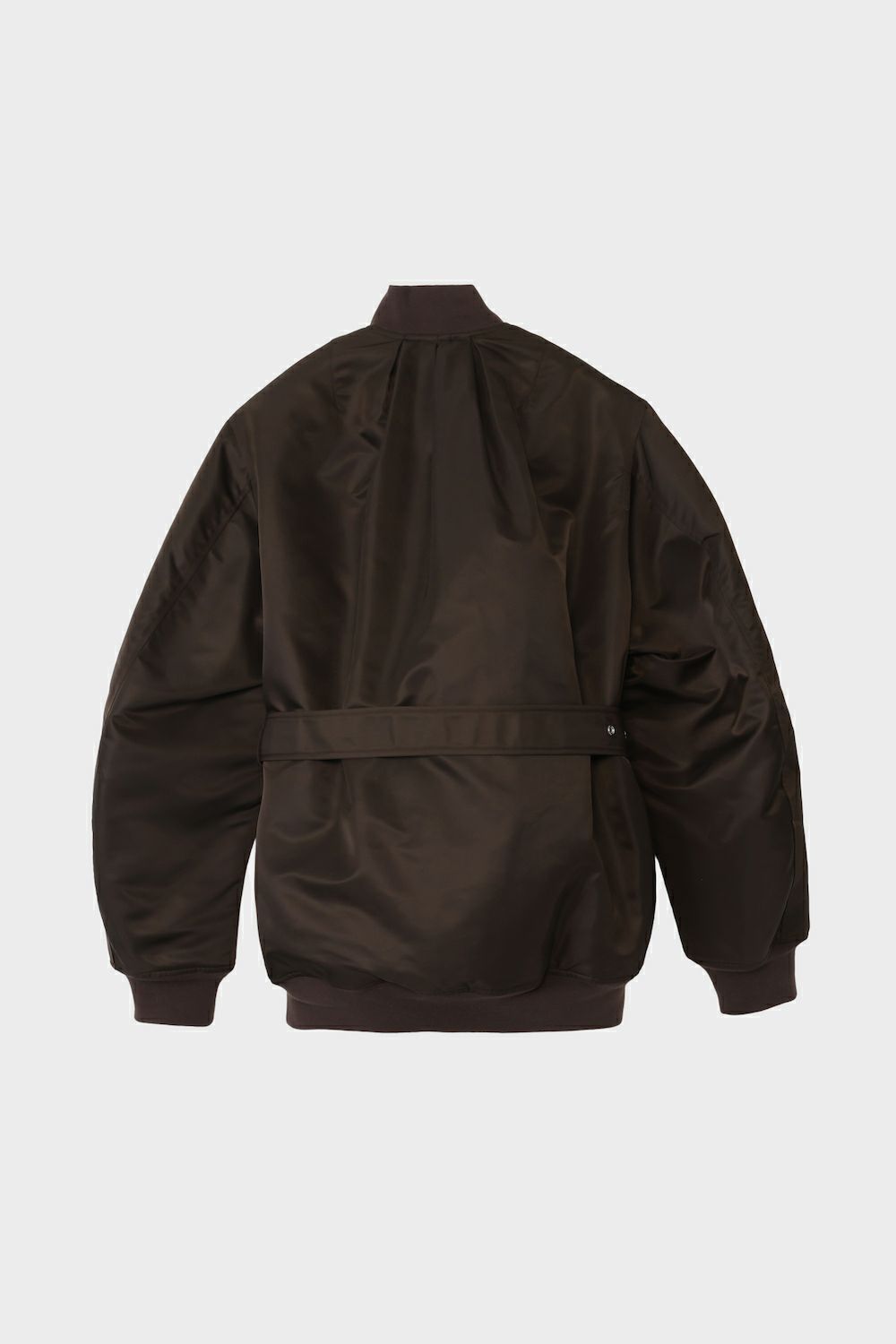 【25AW】MA-1 / リモンタナイロン フライトジャケット (ブラウン)