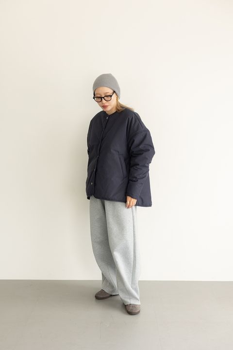 【25AW】Window Cuff Tent Blouson / ウィンドウカフステントブルゾン (ネイビー)