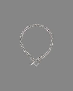 Heart Necklace (Medium Link) / ハートネックレス ミディアムリンク (シルバー)