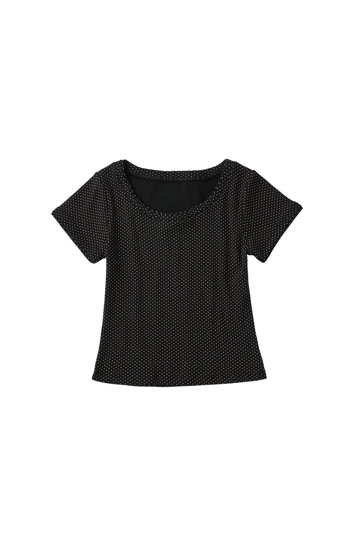 レイヤード クルーネックTシャツ (ドット) layered crewneck tee (Dot) /  26SS