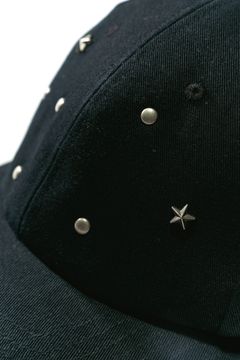 スタッズキャップ (ブラック) studded cap (Black) /  26SS