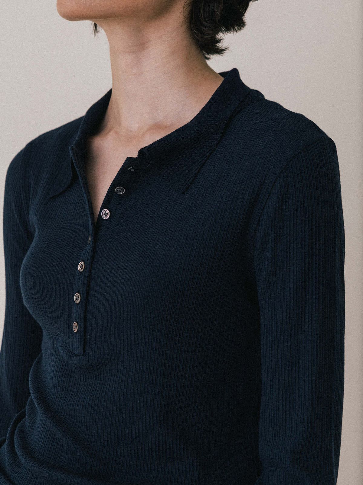 【25AW】ROLAND POLO / ローランドポロシャツ (ネイビー)