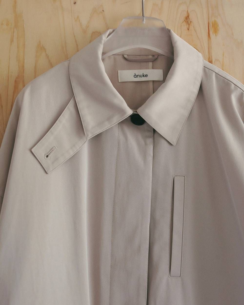 オーバーハーフコート (アイボリー) Over Half Coat (Ivory) / 27SS