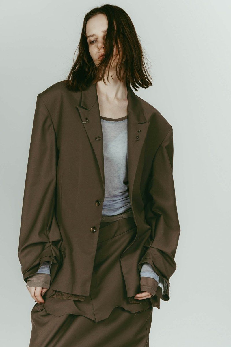 vintage tailored jacket (Brown) / ヴィンテージ テーラードジャケット (ブラウン) / 26SS