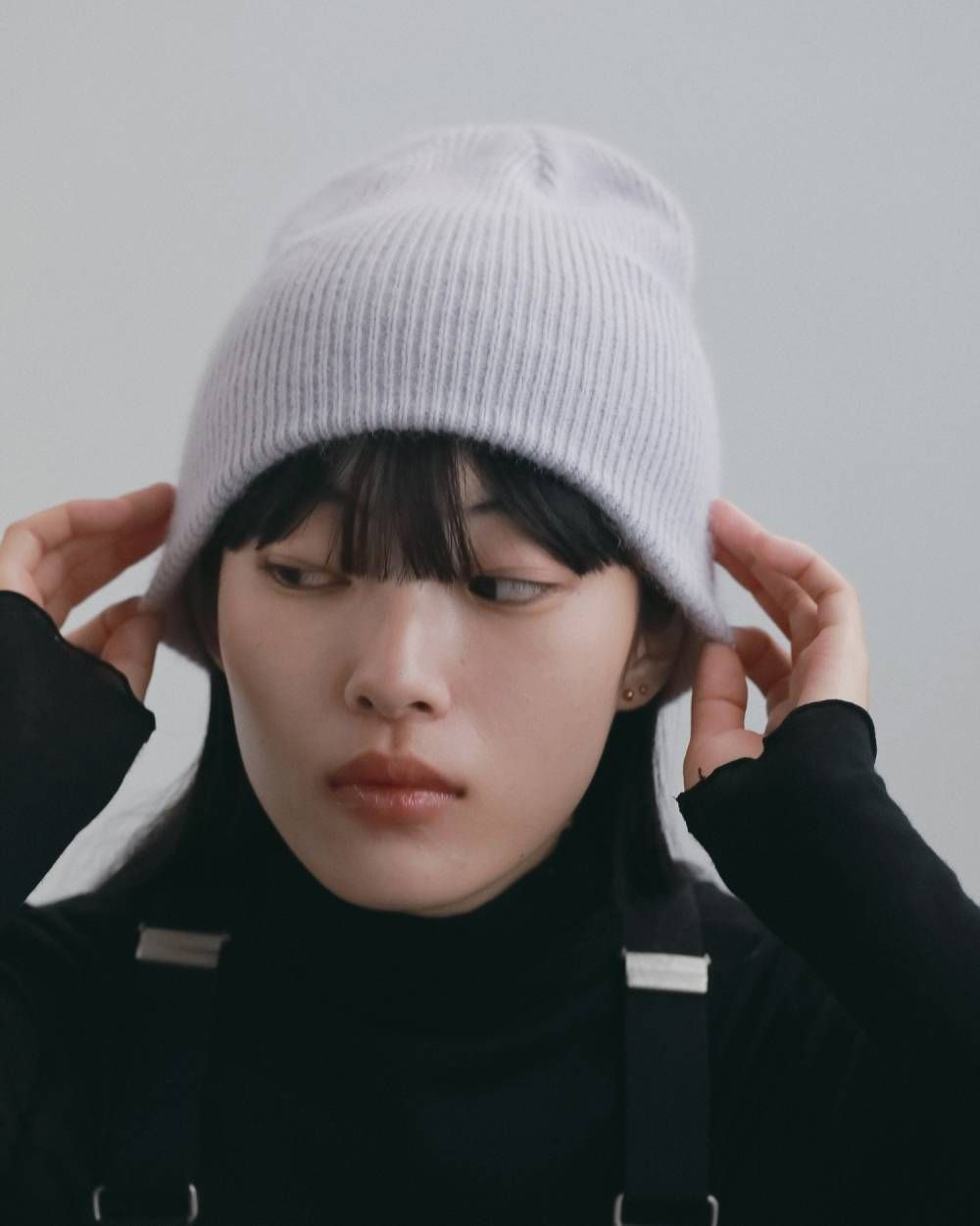 ラクーンニット ビーニー (ラベンダー) Raccoon Knit Beanie (Lavender) / 26AW 【6月29日まで期間限定予約】