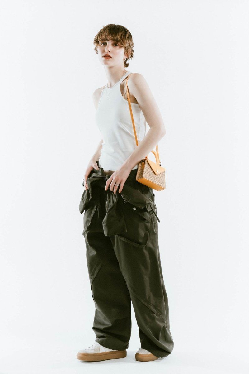 K motif mini basket / Kモチーフ ミニバスケットバッグ (イエロー) / 25SS
