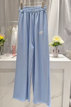 スタジオカベサ プリントスウェットパンツ (スカイブルー) STUDIO CAVEZA Print Sweat Pants (Sky blue) /  26SS