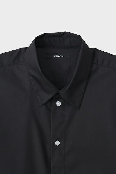 【メンズ】ZIPPER TWILL SHIRT / ジッパーツイルシャツ (ブラック)
