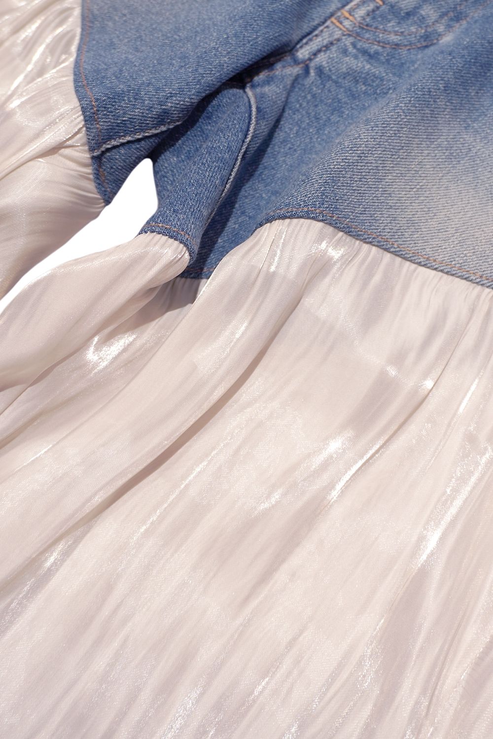 JEAN FLARE PANTS / デニムフレアパンツ (ミッドブルー) / レディース