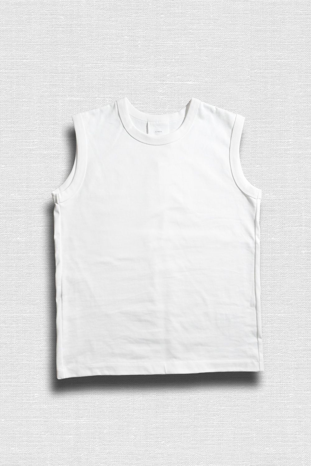 REFINA SLEEVELESS T-SHIRT / リフィナスリーブレスTシャツ (オフホワイト)