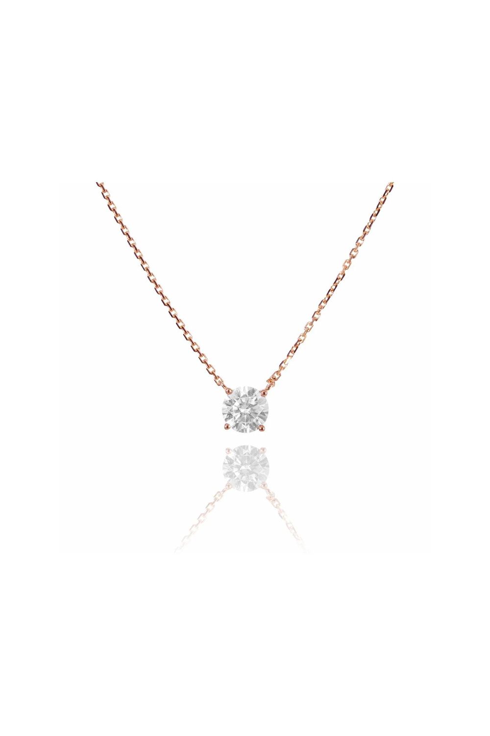 GYPPHY - SOLITAIRE MOISSANITE NECKLACE / ソリティア モアサナイト