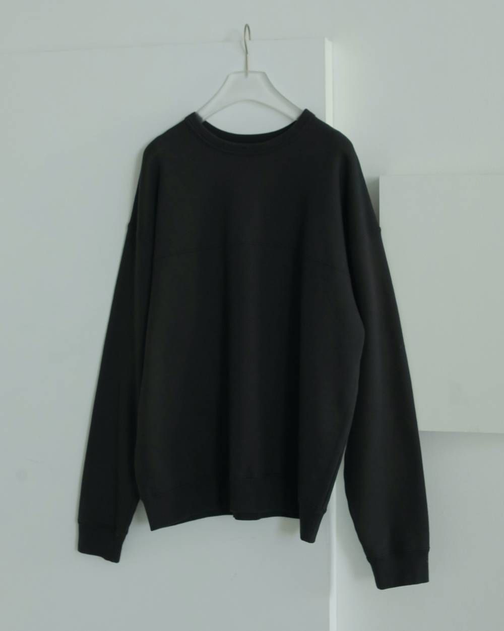 【25AW】Sandwashed Over Sweat / サンドウォッシュ オーバースウェット (ブラック)