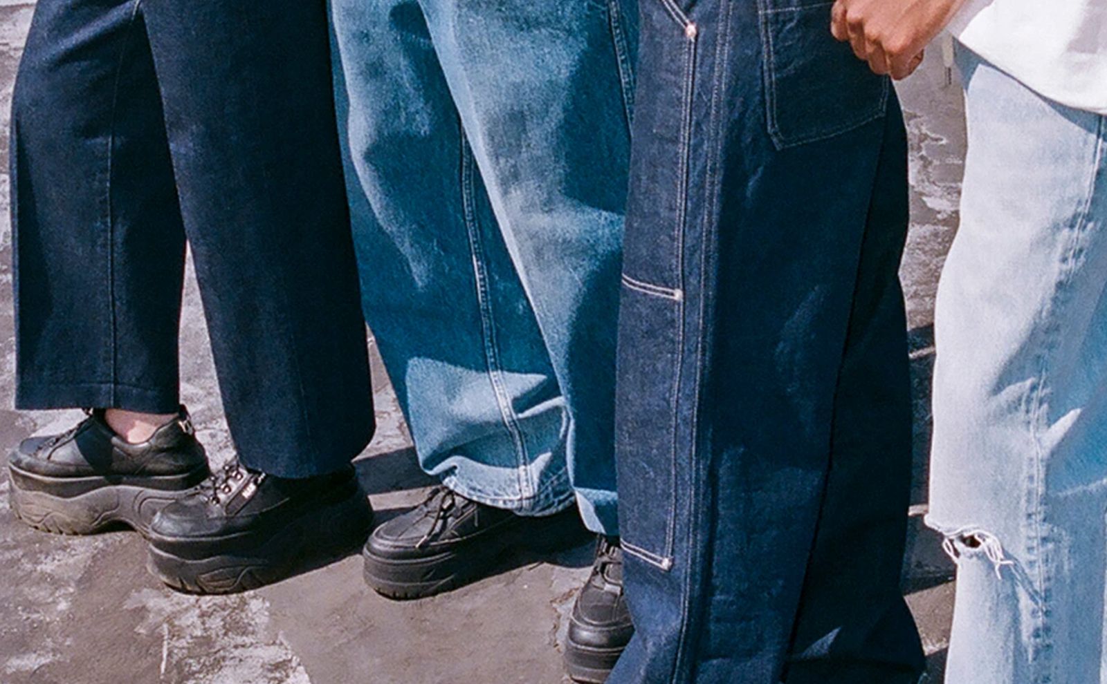 TANAKA タナカ ワイドジーンズ ワイドデニム 27 XLサイズ 極美品 セール】WIDE JEAN TROUSERS（デニムパンツ）｜TANAKA（タナカ