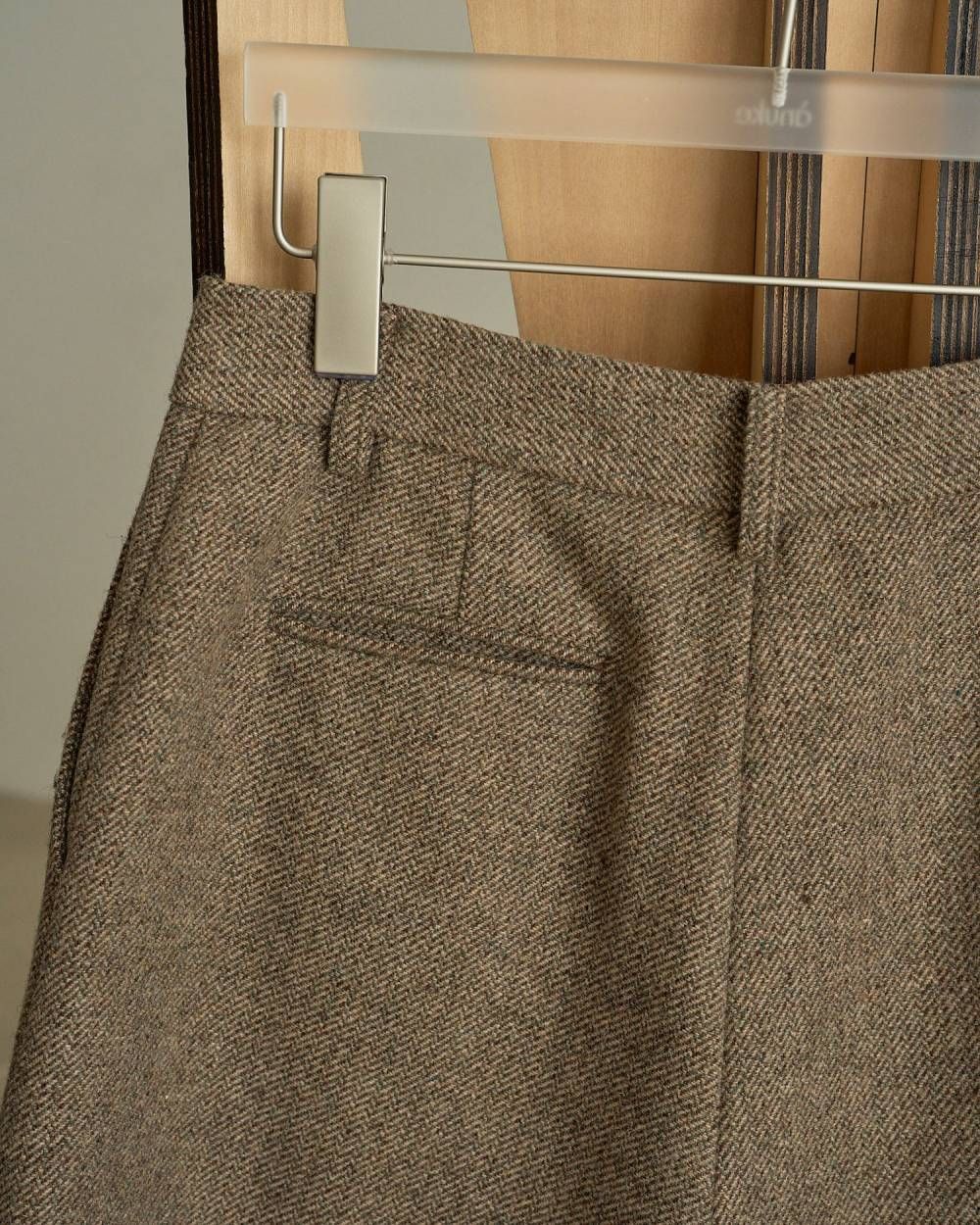 ヘリンボーン ショートパンツ (ベージュ) Herringbone Short Pants (Beige) /  26AW