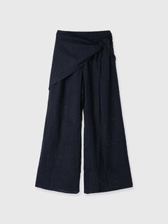 【25SS】CUTWORK LACE PANTS / カットワーク レースパンツ (ネイビー)